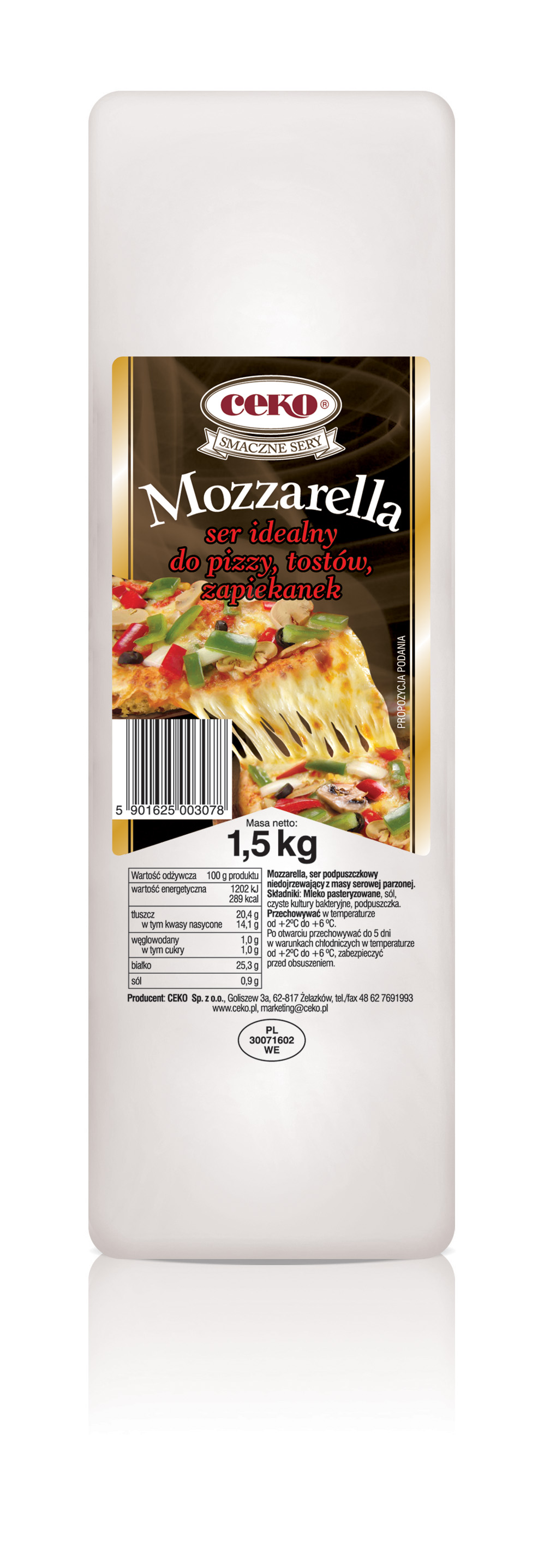 Euro Culinary Express » Ser Mozzarella blok CEKO